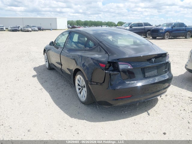 Tesla Model 3 Long Range 2022 5YJ3E1EB1NF256980 Image 3