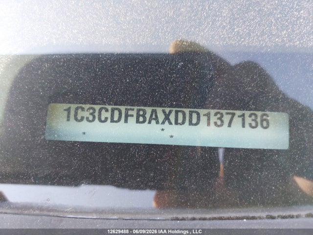 12629488 :رقم المزاد ، 1C3CDFBAXDD137136 vin ، 2013 Dodge Dart Sxt/rallye مزاد بيع