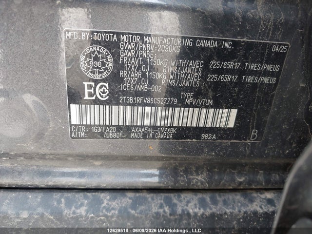 Toyota RAV4 LE 2025 2T3B1RFV8SC527779 Image 17