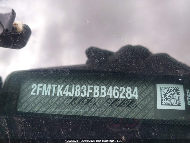 12629521 :رقم المزاد ، 2FMTK4J83FBB46284 vin ، 2015 Ford Edge Sel مزاد بيع