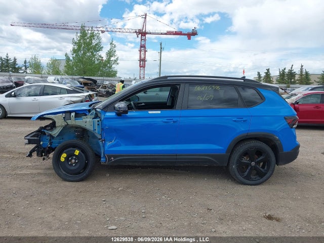 2025 Volkswagen Taos Se Black მანქანა იყიდება აუქციონზე, vin: 3VV2C7B23SM059987, აუქციონის ნომერი: 12629538