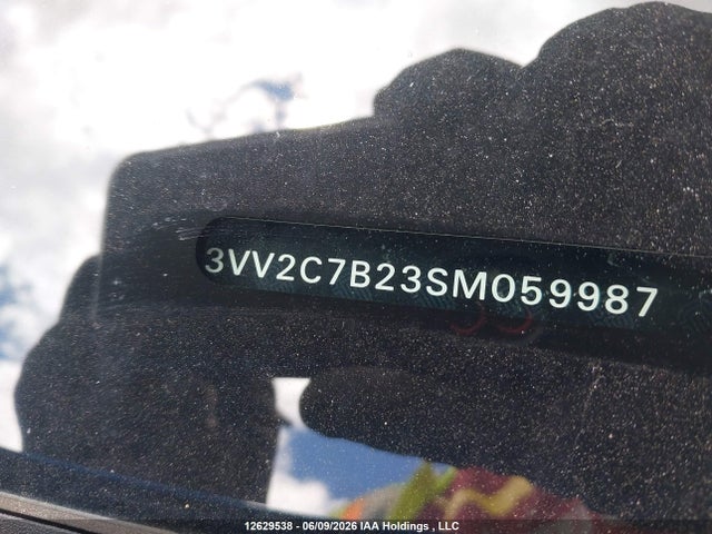 2025 Volkswagen Taos Se Black მანქანა იყიდება აუქციონზე, vin: 3VV2C7B23SM059987, აუქციონის ნომერი: 12629538