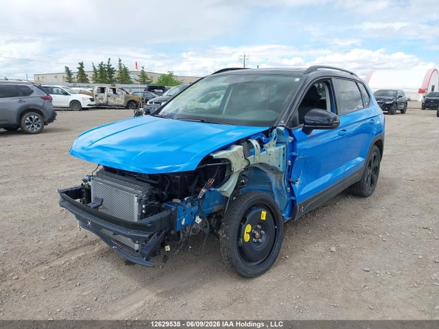 2025 Volkswagen Taos Se Black მანქანა იყიდება აუქციონზე, vin: 3VV2C7B23SM059987, აუქციონის ნომერი: 12629538