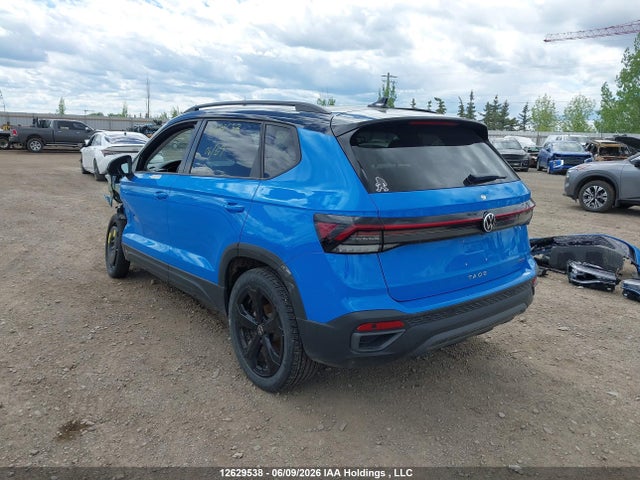 Auction sale of the 2025 Volkswagen Taos Se Black, vin: 3VV2C7B23SM059987, lot number: 12629538