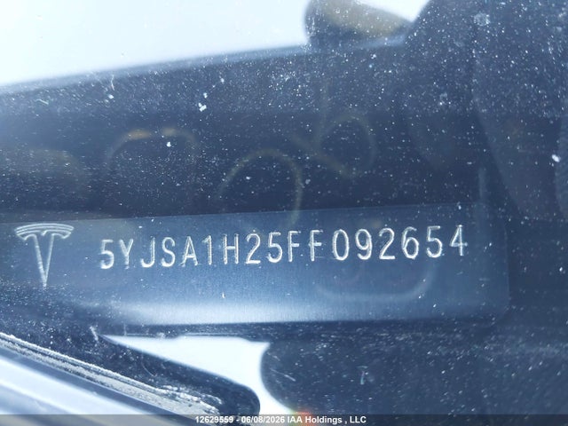 5YJSA1H25FF092654 Tesla Model S 85d