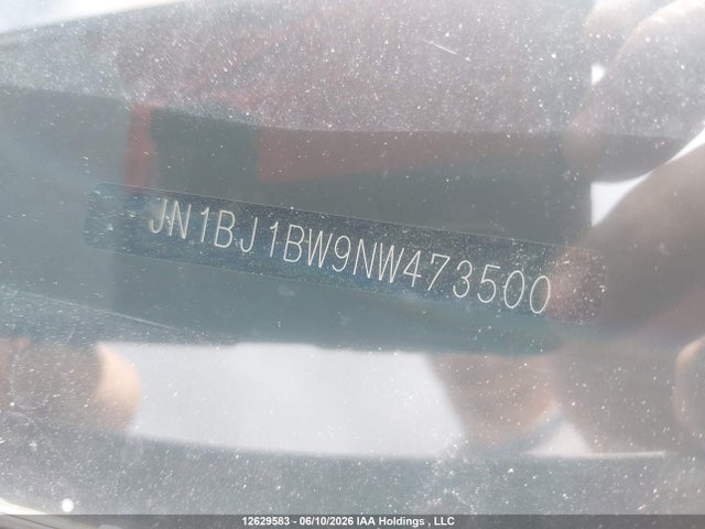 Aukcja sprzedaży 2022 Nissan Qashqai Sl/sv, vin: JN1BJ1BW9NW473500, numer aukcji: 12629583