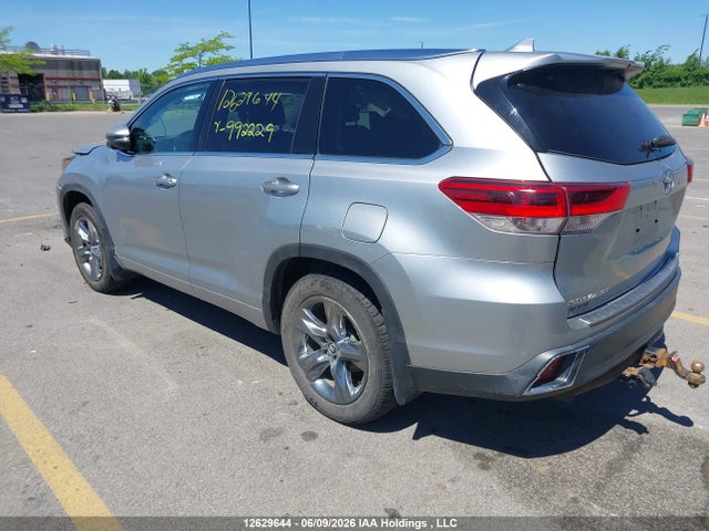 2019 Toyota Highlander Limited/ltd Platinum მანქანა იყიდება აუქციონზე, vin: 5TDDZRFH2KS992229, აუქციონის ნომერი: 12629644
