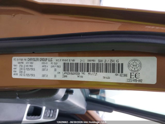 Aukcja sprzedaży 2011 Jeep Liberty Sport, vin: 1J4PN2GKXBW545930, numer aukcji: 12629662