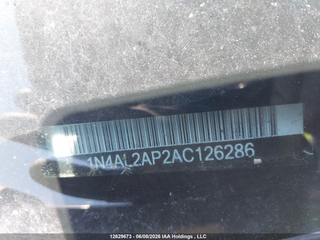 Aukcja sprzedaży 2010 Nissan Altima, vin: 1N4AL2AP2AC126286, numer aukcji: 12629673