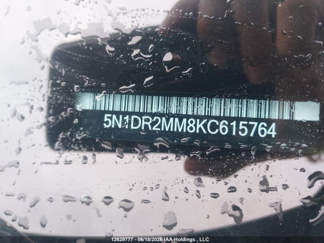 Aukcja sprzedaży 2019 Nissan Pathfinder S/sl/sv/platinum, vin: 5N1DR2MM8KC615764, numer aukcji: 12629777