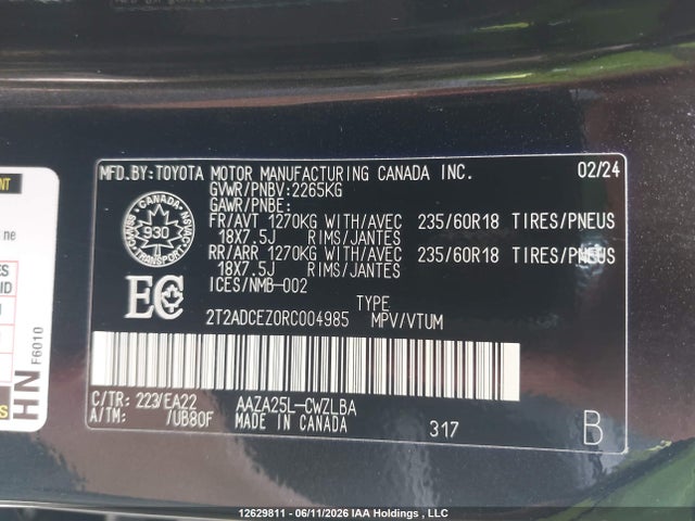 Lexus NX 250 2024 2T2ADCEZ0RC004985 Image 9