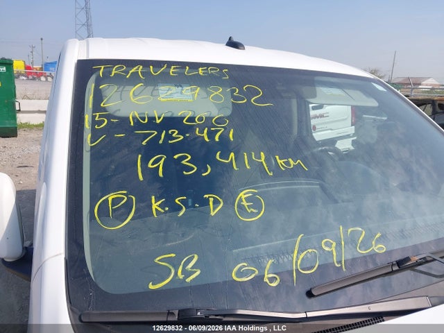 Aukcja sprzedaży 2015 Nissan Nv200 2.5s/2.5sv, vin: 3N6CM0KN6FK713624, numer aukcji: 12629832