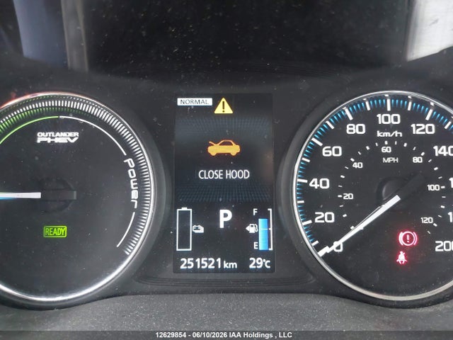 12629854 :رقم المزاد ، JA4J24A56JZ619693 vin ، 2018 Mitsubishi Outlander Phev مزاد بيع