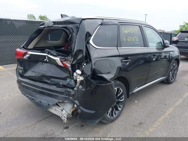 12629854 :رقم المزاد ، JA4J24A56JZ619693 vin ، 2018 Mitsubishi Outlander Phev مزاد بيع