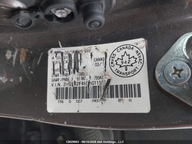 Продажа на аукционе авто 2013 Honda Civic Lx, vin: 2HGFB2F49DH011558, номер лота: 12629883