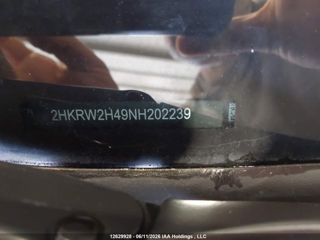 2HKRW2H49NH202239 Honda Cr-v Sport