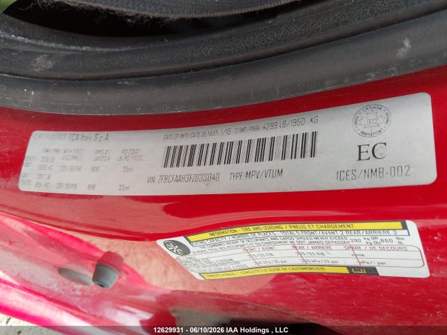 Fiat 500L POP 2015 ZFBCFAAH3FZ033040 Image 19