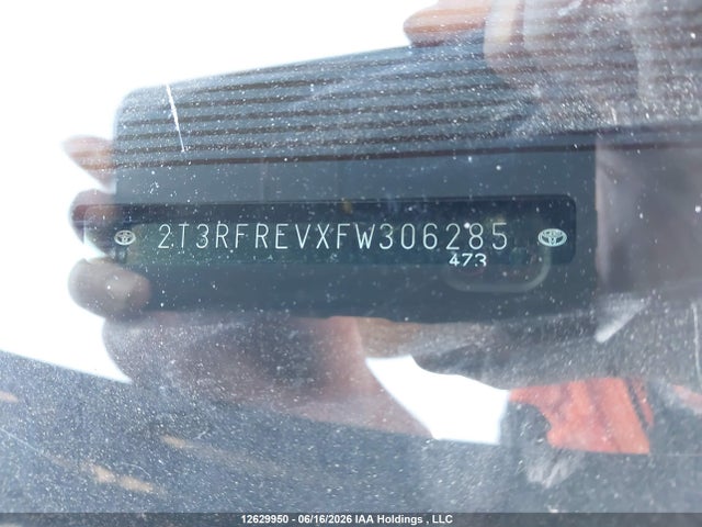 2015 Toyota Rav4 Xle მანქანა იყიდება აუქციონზე, vin: 2T3RFREVXFW306285, აუქციონის ნომერი: 12629950