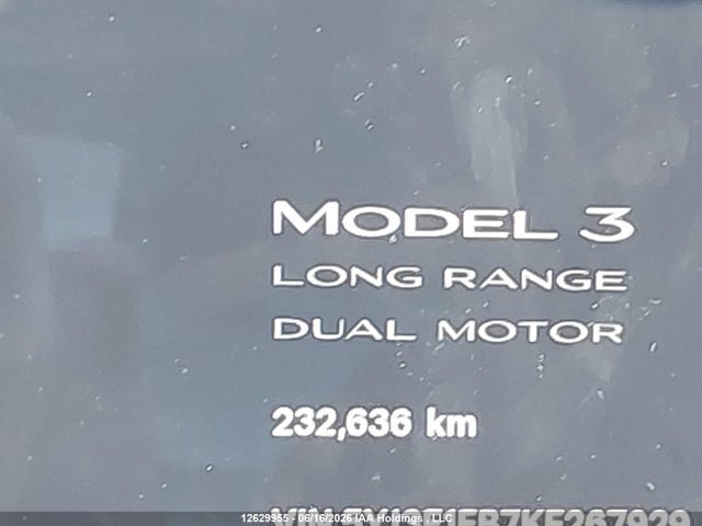 Tesla Model 3 Long Range/performance 2019 5YJ3E1EB7KF267929 Image 16