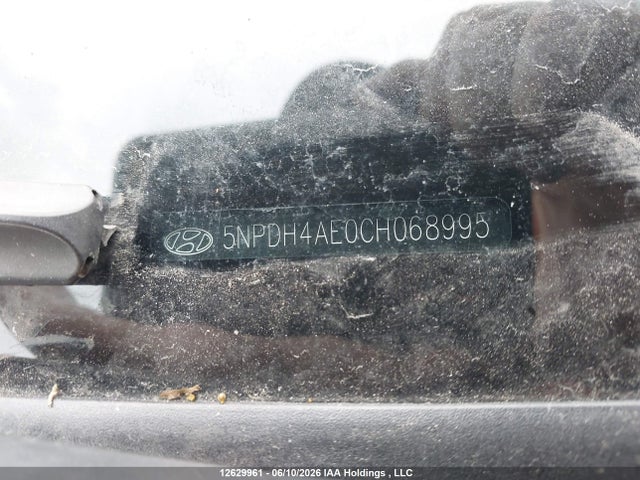 12629961 :رقم المزاد ، 5NPDH4AE0CH068995 vin ، 2012 Hyundai Elantra مزاد بيع