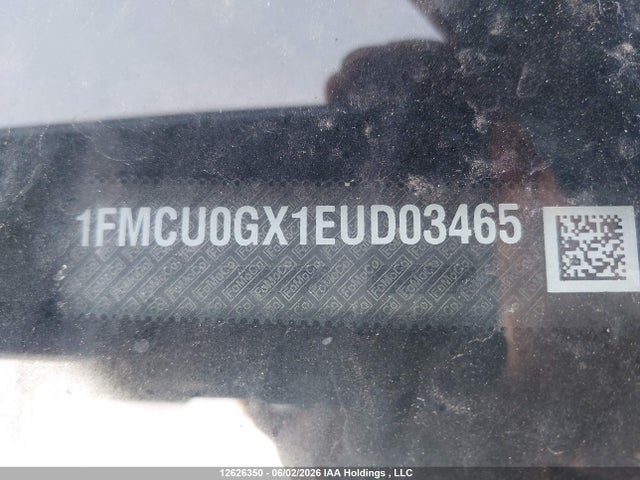 Продажа на аукционе авто 2014 Ford Escape Se, vin: 1FMCU0GX1EUD03465, номер лота: 12626350