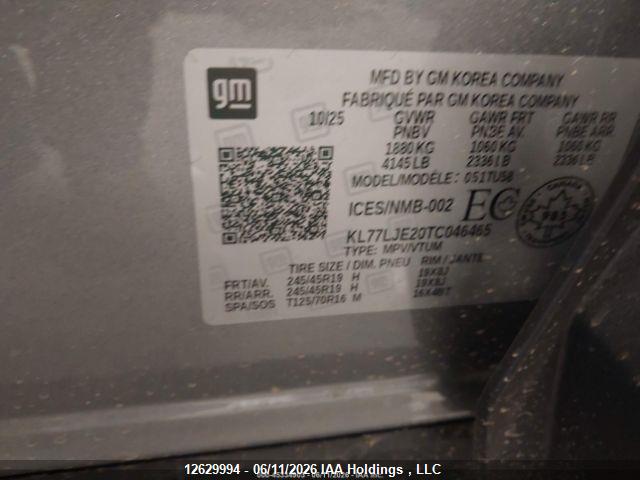 Chevrolet Trax 2rs 2026 KL77LJE20TC046465 Image 10