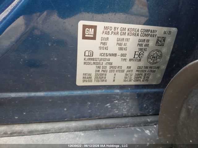 Buick Encore Gx Preferred 2020 KL4MMBS27LB103144 Image 9