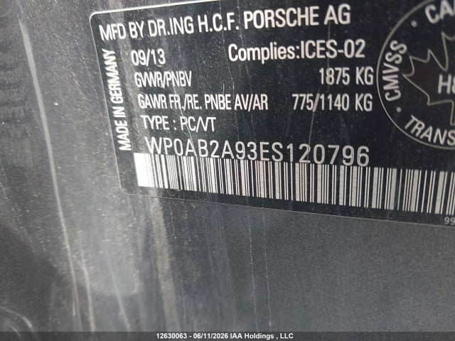 Porsche 911 Carrera S 2014 WP0AB2A93ES120796 Image 18