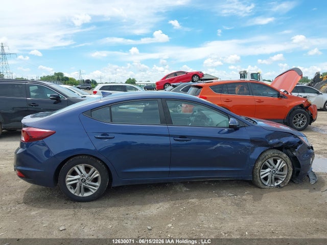 12630071 :رقم المزاد ، KMHD84LF2KU856828 vin ، 2019 Hyundai Elantra مزاد بيع