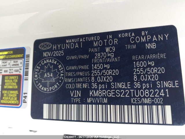 Hyundai Palisade Preferred Trend 2026 KM8RGES22TU082241 Image 20