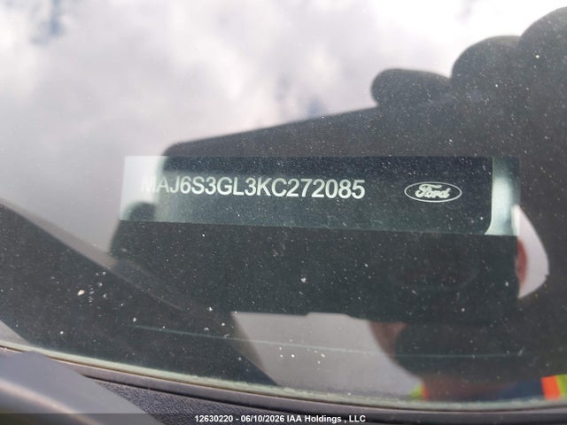 Aukcja sprzedaży 2019 Ford Ecosport Se, vin: MAJ6S3GL3KC272085, numer aukcji: 12630220