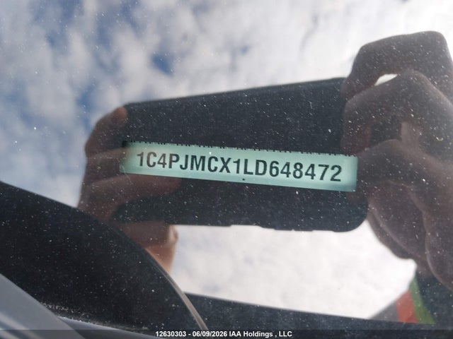 12630303 :رقم المزاد ، 1C4PJMCX1LD648472 vin ، 2020 Jeep Cherokee Latitude مزاد بيع
