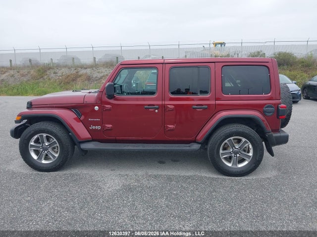 2021 Jeep Wrangler Unlimited Sahara მანქანა იყიდება აუქციონზე, vin: 1C4HJXEN9MW598623, აუქციონის ნომერი: 12630397