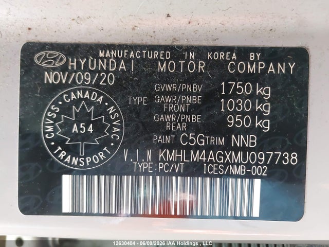 2021 Hyundai Elantra მანქანა იყიდება აუქციონზე, vin: KMHLM4AGXMU097738, აუქციონის ნომერი: 12630404