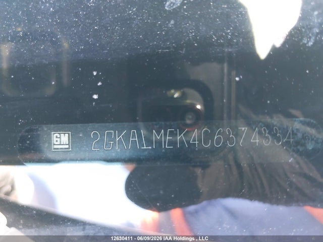 2012 Gmc Terrain მანქანა იყიდება აუქციონზე, vin: 2GKALMEK4C6374334, აუქციონის ნომერი: 12630411