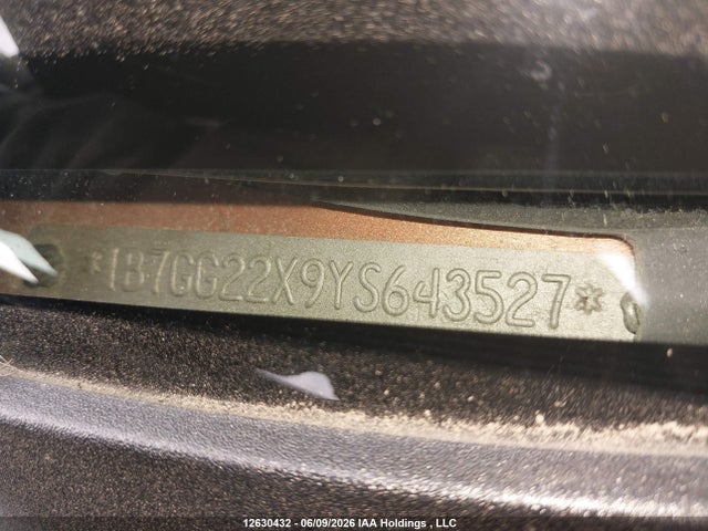 Aukcja sprzedaży 2000 Dodge Dakota, vin: 1B7GG22X9YS643527, numer aukcji: 12630432
