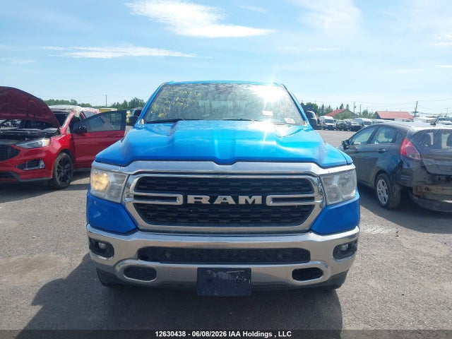 2022 Ram 1500 Big Horn/lone Star მანქანა იყიდება აუქციონზე, vin: 1C6RRFMGXNN304994, აუქციონის ნომერი: 12630438