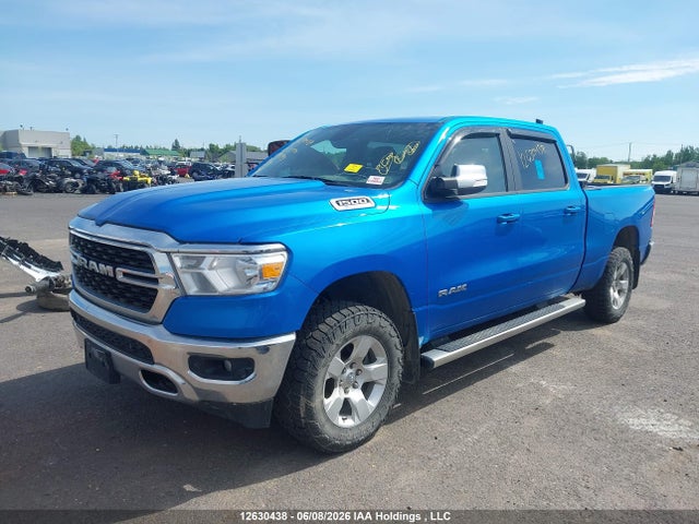 2022 Ram 1500 Big Horn/lone Star მანქანა იყიდება აუქციონზე, vin: 1C6RRFMGXNN304994, აუქციონის ნომერი: 12630438