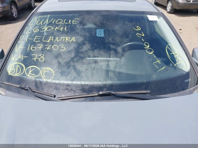 Aukcja sprzedaży 2021 Hyundai Elantra Preferred Ivt With Sun And Tech Package, vin: KMHLM4AG2MU167703, numer aukcji: 12630441