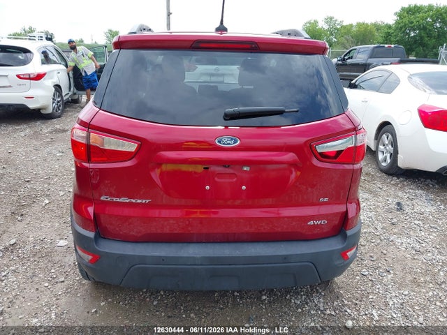 12630444 :رقم المزاد ، MAJ6S3GL5KC250864 vin ، 2019 Ford Ecosport Se مزاد بيع
