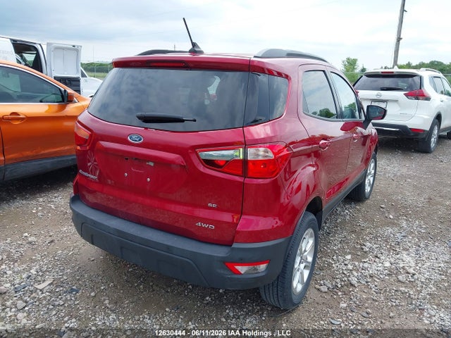 12630444 :رقم المزاد ، MAJ6S3GL5KC250864 vin ، 2019 Ford Ecosport Se مزاد بيع