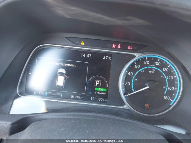 Продажа на аукционе авто 2019 Nissan Leaf S/sl/sv, vin: 1N4AZ1CP6KC316101, номер лота: 12630445