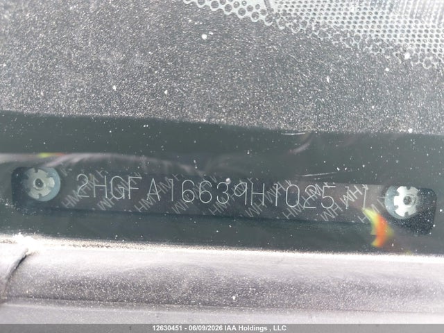 Продаж на аукціоні авто 2009 Honda Civic Sport, vin: 2HGFA16639H102511, номер лоту: 12630451