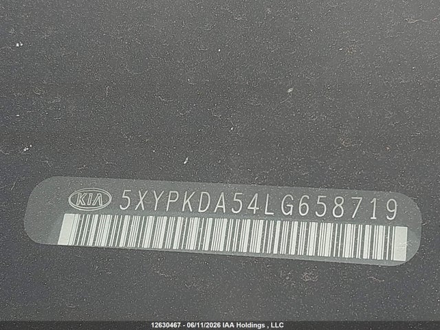 KIA SORENTO SX 2020 5XYPKDA54LG658719 Image 16