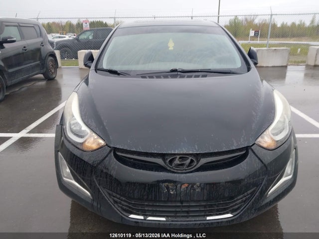 12610119 :رقم المزاد ، KMHDH4AH9FU418317 vin ، 2015 Hyundai Elantra Gls مزاد بيع