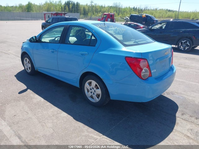 Продаж на аукціоні авто 2014 Chevrolet Sonic Ls Manual, vin: 1G1JB5EH6E4172634, номер лоту: 12617065