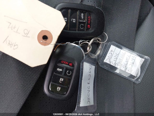 2024 Honda Civic Touring მანქანა იყიდება აუქციონზე, vin: 2HGFE1F94RH002643, აუქციონის ნომერი: 12630501