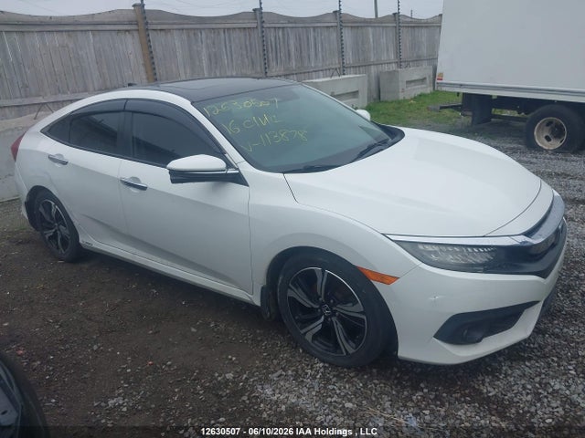 2016 Honda Civic Touring მანქანა იყიდება აუქციონზე, vin: 2HGFC1F91GH113878, აუქციონის ნომერი: 12630507