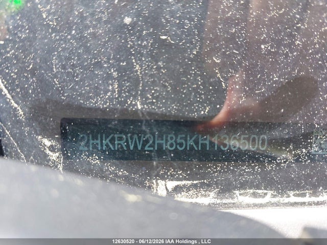 2019 Honda Cr-v Exl მანქანა იყიდება აუქციონზე, vin: 2HKRW2H85KH136500, აუქციონის ნომერი: 12630520
