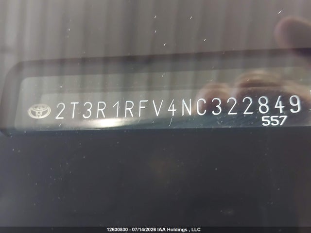 2T3R1RFV4NC322849 Toyota Rav4 Xle/xle Premium